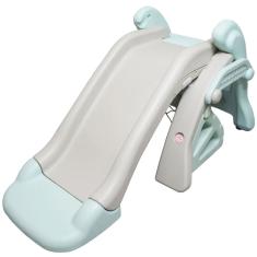 Escorregador Infantil 3 em 1 Plástico Playground Cesta Basque Gol Futebol Importway Brinqway BW-077