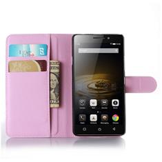 Capa carteira Lenovo Vibe P1m, carteira flip de couro PU premium com compartimento para cartão, suporte e fecho magnético [capa interna à prova de choque de TPU] Compatível com Lenovo Vibe P1m