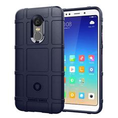 XIAOMI REDMI Note 5 Capa, Escudo Robusto, Material TPU de Fibra de Carbono, Suave Antiderrapante Macio, Anti-Impressão Digital, Capa Totalmente Protetora para XIAOMI REDMI Note 5