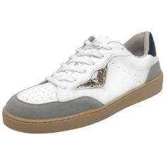 Tenis Feminino Casual Urbano Brilho Glitter Sua Cia