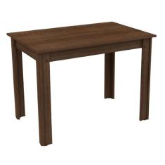 Mesa Madesa Retangular para Escritório com Tampo de Madeira 5258B, Rus