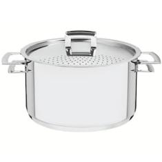 Espagueteira Tramontina Brava em Aço Inox com Fundo Triplo – 24 cm
