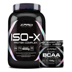 Kit Whey Protein Iso-X Complex 900g + BCAA Powder 150g - XPRO Nutritio