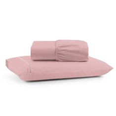 Lençol Solteiro 2 Peças Percal 400 Fios Macio e Confortável - Bruno Pa