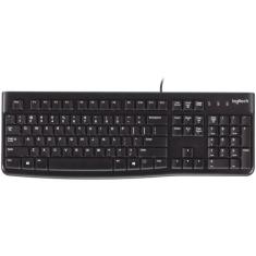 Teclado com fio USB Logitech K120 Resistente à Respingos e Layout ABNT