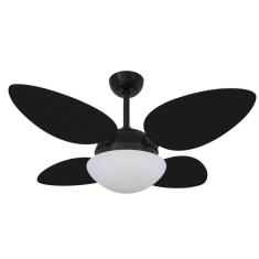 Ventilador De Teto Volare Petalo Quad Preto 220V
