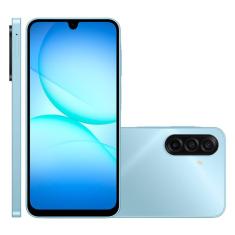 Smartphone Samsung Galaxy A17 A175M 8gb Ram 256gb Câmera Tripla 50mp Android 15 4g Azul