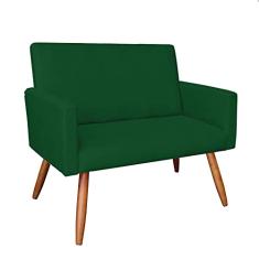 Namoradeira Nina Suede Verde Pés Palito Castanho - Pallazio