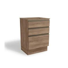 Balcão De Cozinha Maxxi G743 P/ Cooktop 60cm Nogal/nogal - Kappesberg