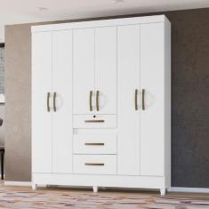 Guarda Roupa 6 Portas 3 Gavetas Itatiba Moval