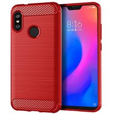 XIAOMI Capa para celular A2 Lite, sensação macia, proteção total, anti-arranhões e impressões digitais + capa de celular resistente a arranhões para XIAOMI A2 Lite