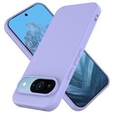 Taneny Capa de silicone para Google Pixel 9/Google Pixel 9 Pro, durável e elegante, testada contra quedas, borracha de gel de silicone macio, ajuste fino, proteção à prova de choque para Google Pixel