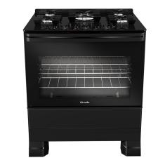 Fogão à Gás 5 Bocas Mueller, Preto Fosco MFV5BF - Preto