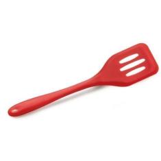 Espátula Vazada de Silicone Vermelha 29.5 cm - Mimo Style - SN1738