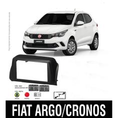 Moldura Painel 2Din Multimidia Mp5 Fiat Argo Cronos