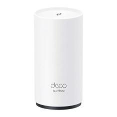 TP-Link Deco AX3000 para ambientes externos/internos WiFi 6 unidades, Smart Home, banda dupla, IP65, 160 MHz, suporta PoE/AC, malha acionada por IA sem costura, cobre até 230 m² (Deco X50-Outdoor (1