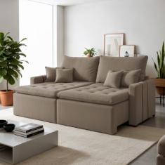 Sofá Retrátil 2 Lugares 180cm Chicago - Kasacomigo Estofados