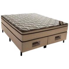 Cama Box King Castor Revolution Tecnopedic 193x203x54 + Box Castor, Be