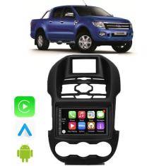 Kit Multimidia Carplay Android Auto Ford Ranger 2012 A 2016 7" Comando