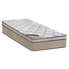 Colchão Solteirão Castor Sleep Revolution com Molas Ensacadas e Euro Pillow 27x96x203 cm - Branco/Bege