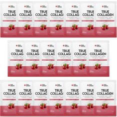 True Collagen - 20 Sachês 14g Cranberry com Hibisco - True Source
