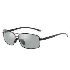 Óculos de Sol Masculino Lioumo, Fotocromático, Polarizados, Óculos de Condução Anti-reflexo (Preto)
