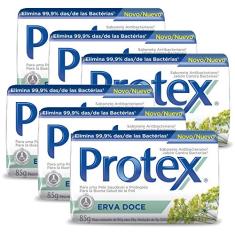 Kit Sabonete em Barra Protex Erva Doce 85g com 6 unidades