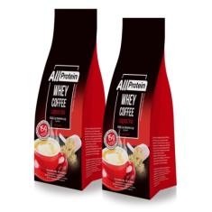 2PC Whey Coffee CAPPUCCINO - Pacote de 300g - 15g de proteína na porção