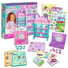 Jogo de Tabuleiro Beach Kids Gabby`s Dollhouse 8 Games 3+ Years