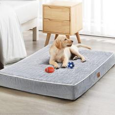 Cama de cachorro WNPETHOME ortopédica impermeável para cães XL