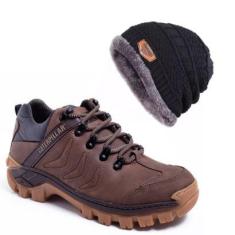 Tênis Adventure VL em Couro Legítimo Masculino-Masculino