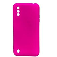 Case Capinha Capa Galaxy Samsung A01 Silicone Aveludada Protetor de Câ
