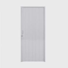 Porta Sanfonada pvc Polifort 210cmx60cm Cinza