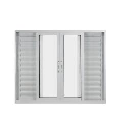 Janela De Alumínio Veneziana 120x150cm 6 Folhas Suprema Branco