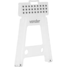 Banqueta Plast Dobravel 450Mm Preta Vonder