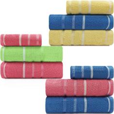 Jogo De Toalhas 3 Peças Banho + Rosto Marcotex 100% Algodão Pop - Emcompre