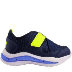 Tênis Infantil Menino Causal Calce Fácil com Led Mini Pé Mp-2306