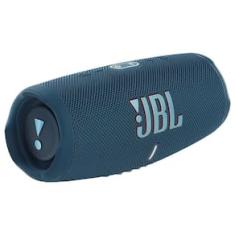Caixa de Som Portátil JBL Charge5 com Powerbank, à Prova D`água - Azul