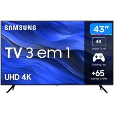 Smart Tv 43 Uhd 4K Led Samsung 43Cu7700 - Wi-Fi Bluetooth Alexa 3 Hdmi