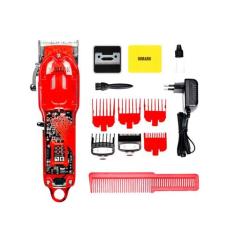 Máquina De Cortar Cabelo E Barba Sem Fio Profissional Elétrico Recarre