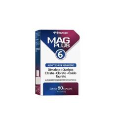 Mag Plus 6 Alto Teor De Magnésio 60 Cápsulas - Herbamed