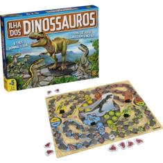 Jogo de Tabuleiro ILHA dos Dinossauros - GROW