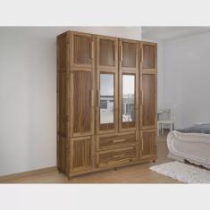 Guarda-roupa Casal com Espelho 10 Portas 2 Gavetas Maceió