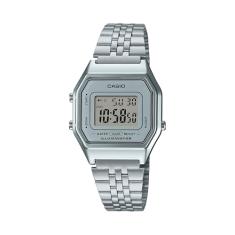Relógio de Pulso Casio Feminino Prata Vintage Digital LA680WA-7DF.
