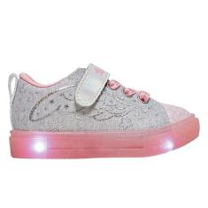 Tênis Infantil Skechers Twinkle Toes LED Sparks Ice Feminino-Feminino