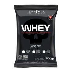 Whey Protein (Wpi, Wpc, Wph) - 900G - Refil - Black Skull-Unissex