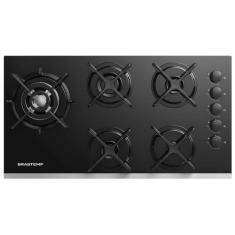 Cooktop 5 Bocas Brastemp Eclipse Collection com Quadrichama - BDD86AP,