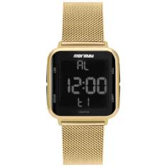Relógio Unissex Mormaii MO6600AH/8D Digital Dourado