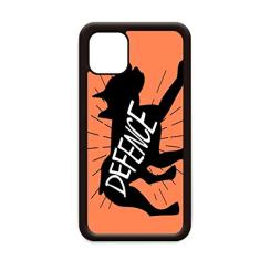 Capa com contorno de animal de burro preto natural para iPhone 11 Pro Max para Apple Mobile Case Shell