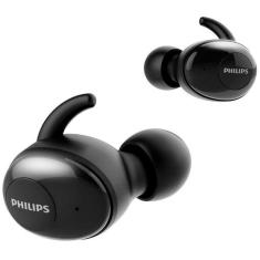 Fone de Ouvido Bluetooth Earbud Philips SHB2515BK/10 - com Microfone - com Case Carregador - Preto-Unissex